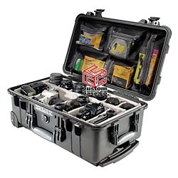 Pelican 1514 case with lid organizer